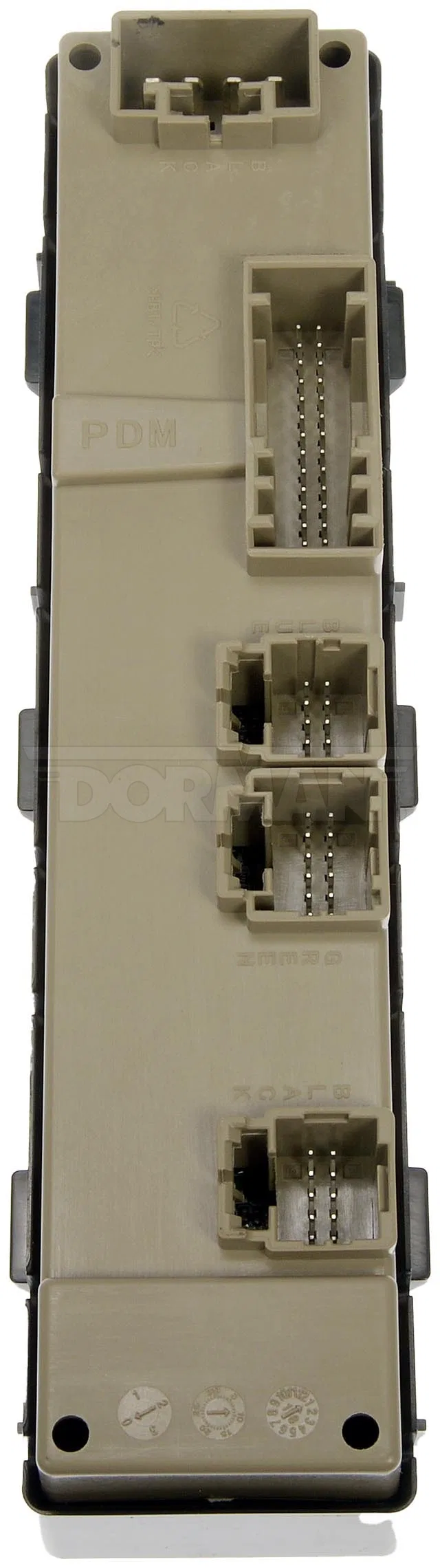 920-025 – DORMAN Power Window Switch, OE Replacement Light Blue Illuminated 2 Buttons Black Plastic  - view 3